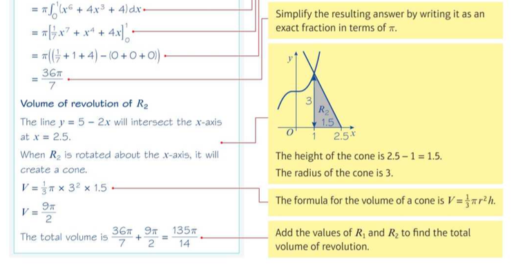 Volumes of cylinders and cones