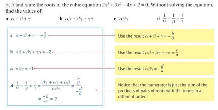 Polynominal cubics and complex numbers