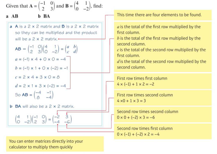 multiplication of matrices