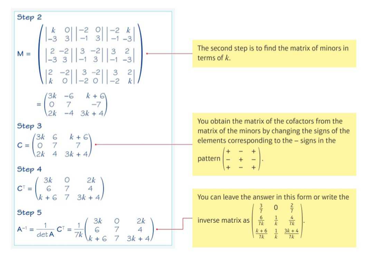 inverting a 3 x 3 matrix